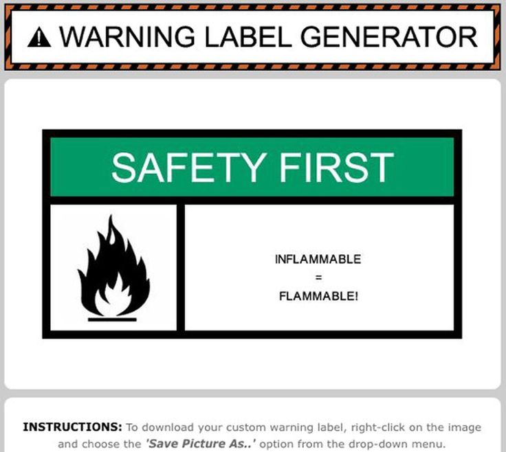 warning-label-entire FUNNY SIGN GENERATORS!! | Warning labels funny, Warning labels, Website design