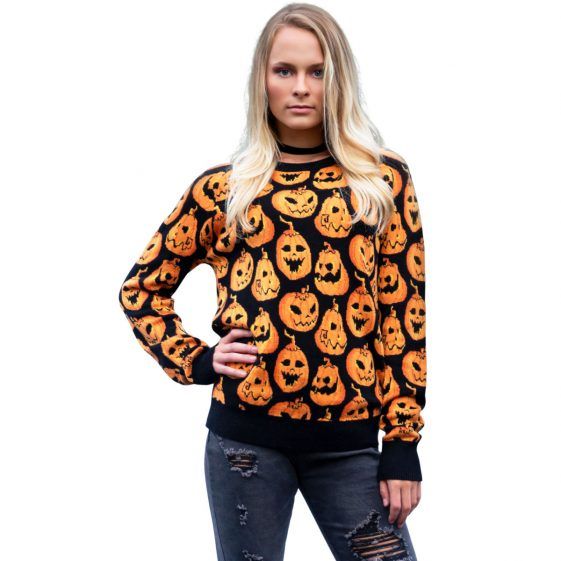 Pumpkin Frenzy Unisex Halloween Sweater