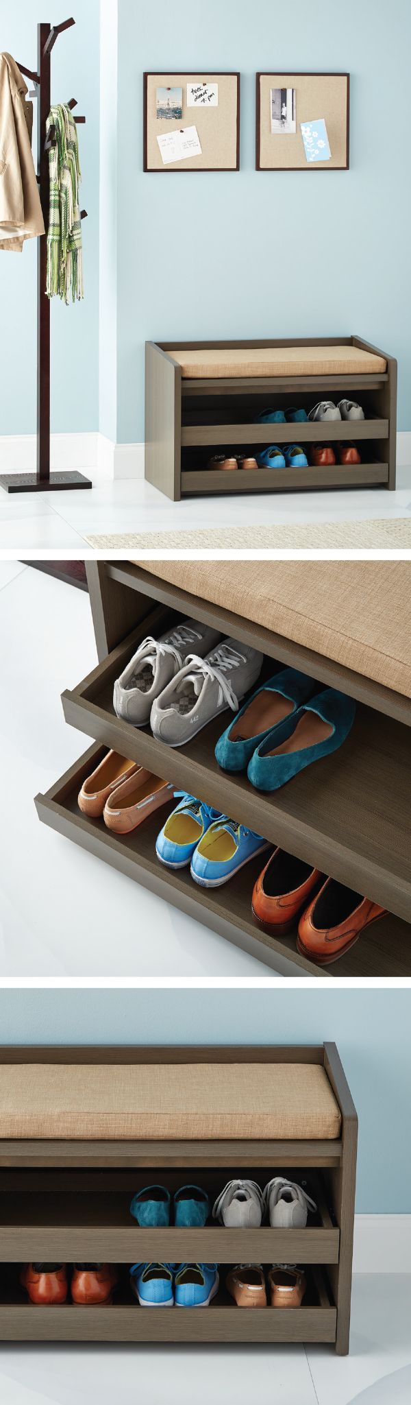 76 Best Wood Shoe Rack Images On Pinterest Good Ideas Home Shoe Arrangement Can Be Nuisance Especially When You Have Dozens Of Shoes I Got An Inspiration To Look For A Solution My Had Kids And They Would