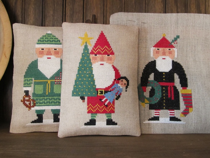 boaf santas samplers and sewing pinterest santa crossstitch christmas ornaments