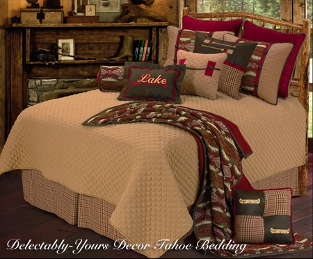 Luxury Tahoe Rustic Bedding Comforter Set 3 Pillows Luxury Tahoe Rustic Bedding Comforter Set 3 Pillows