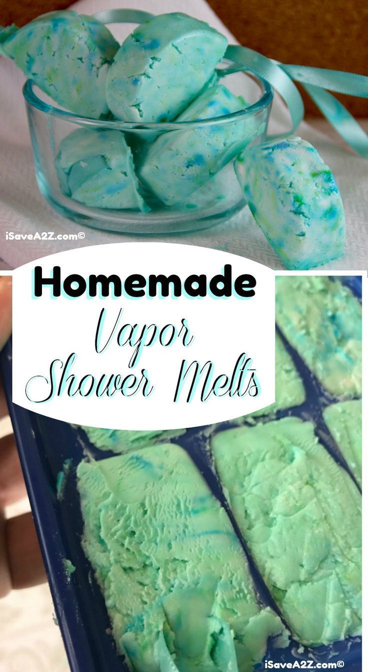 Homemade Shower Melts Recipe Using Vapor Rub Emily