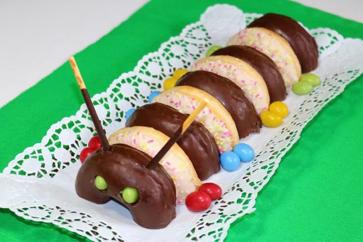 Schnelle Donut-Raupe
