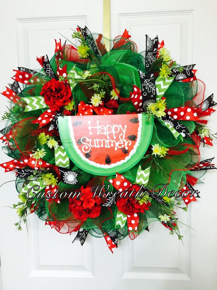 1657 best Spring and Summer Deco Mesh Wreaths images on