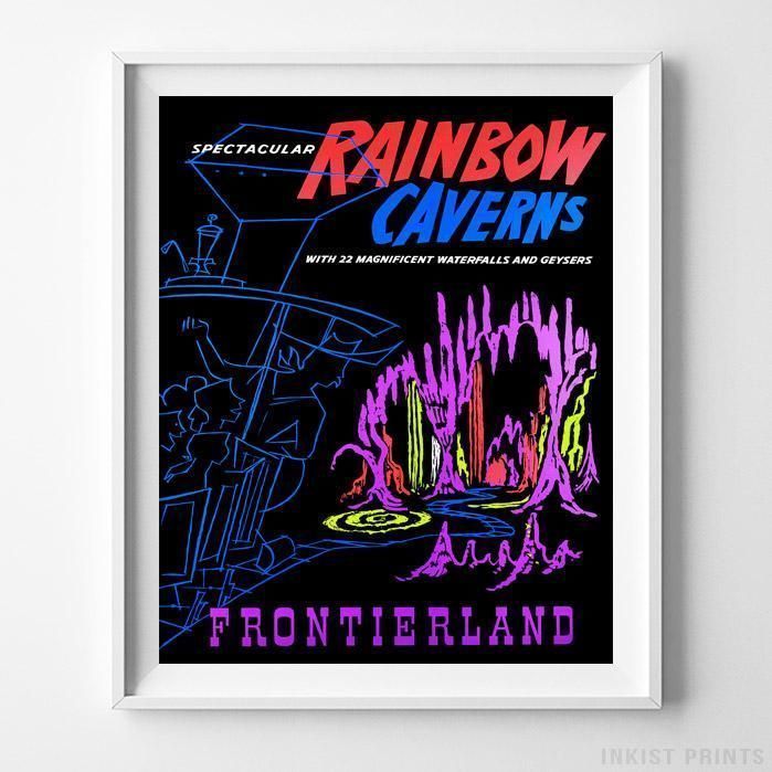 Disney Poster Tom Sawyer Island Disneyland Print Disneyland Art Gift UNFRAMED