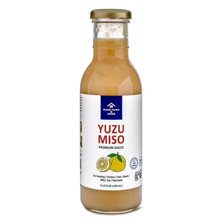 Kuze Fuku Sons Yuzu Miso Premium Sauce 11 8 Fl oz Miso Dressing kuze-fuku-sons-yuzu-miso-premium-sauce-11-8-fl-oz-miso-dressing