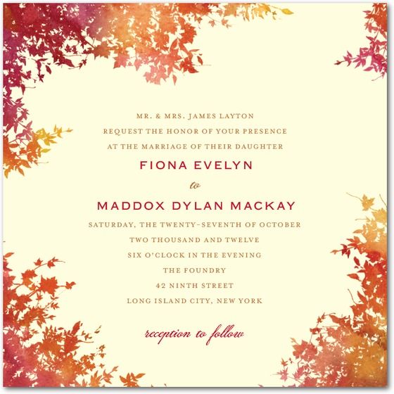 fall wedding invitations and inspiration 21st bridal world