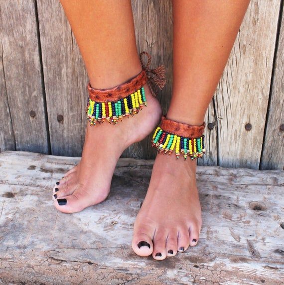 Traditional African Anklet for Women Zulu Jewelry Bohemian Etsy