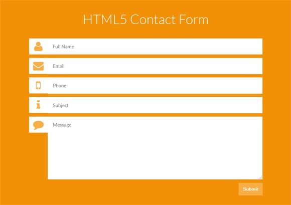 25 Best Free CSS, HTML Contact Form Templates + Tutorials - Design - feedback form template 25 Best Free CSS, HTML Contact Form Templates + Tutorials - Design - feedback form template