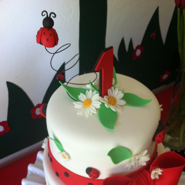 Ladybug Cake Topper Ladybug Cake Topper