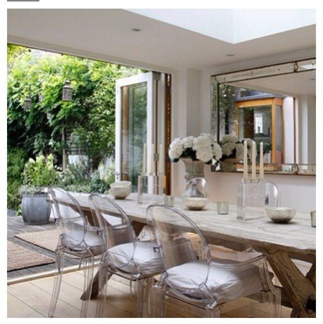 Reclaimed Wood Table With Lucite Chairs Kitchen Reclaimed Wood Table With Lucite Chairs Kitchen