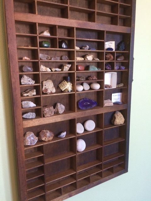 Letterpress Tray Rock Display Letterpress Tray Rock Display
