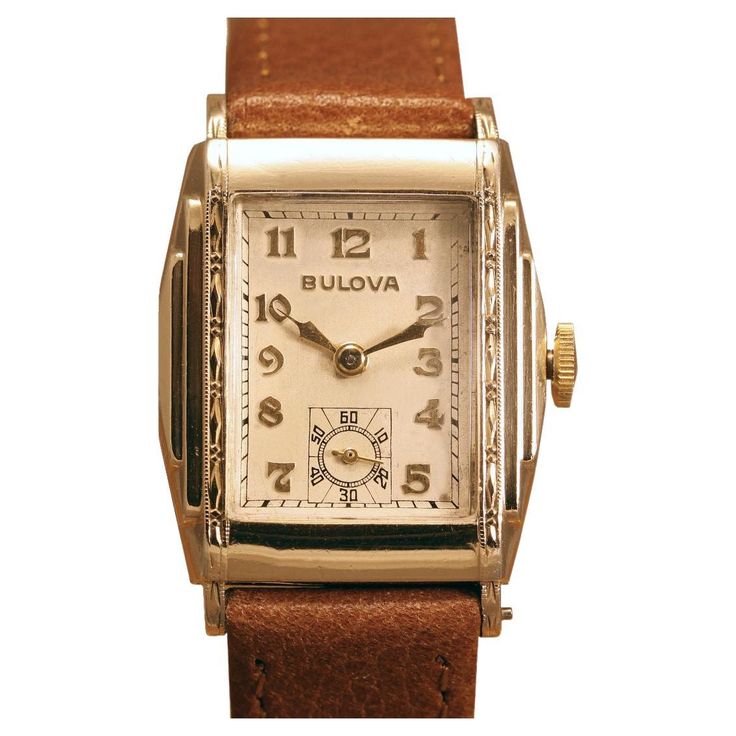 Bulova art deco mens watch sale