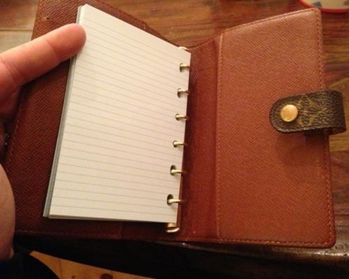 notepaper refill paper insert fits louis vuitton pm agenda planner organizer online