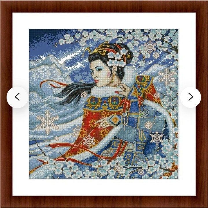DIY Chart Counted Cross Stitch Patterns Needlework embroidery Winter majesty DIY Chart Counted Cross Stitch Patterns Needlework embroidery Winter majesty