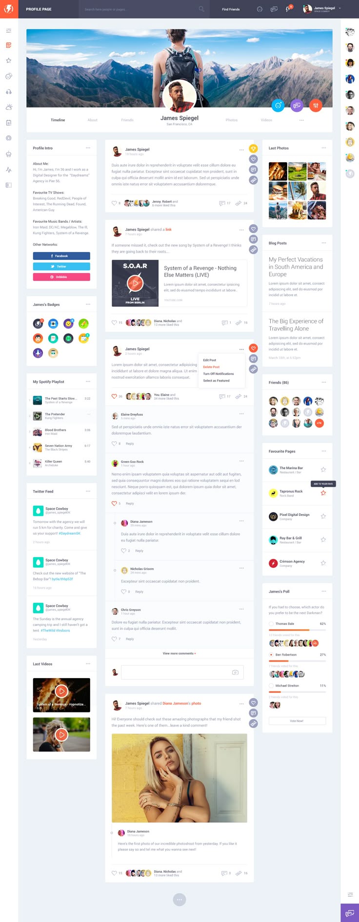 170 best ui social messenger chat images on pinterest app social network admin website template free download