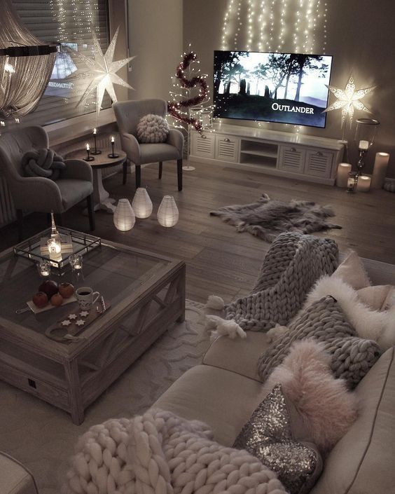Most comfortable and cozy living room ideas #cozy #livingroom #apartment #rustic