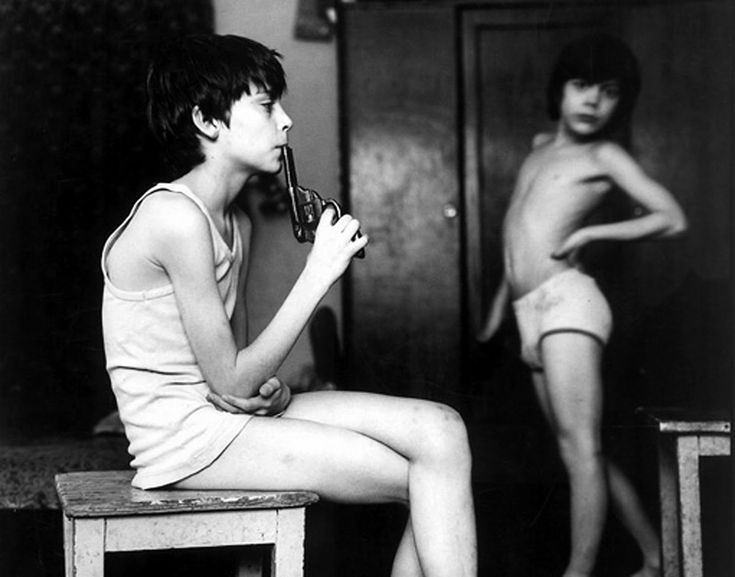 Retro petite twink girl
