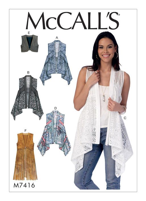 McCall's Vest Sewing Pattern With Chic Details M60 Jacket Vest Impressive Sewing Patterns Com McCall's Vest Sewing Pattern With Chic Details M60 Jacket Vest Impressive Sewing Patterns Com