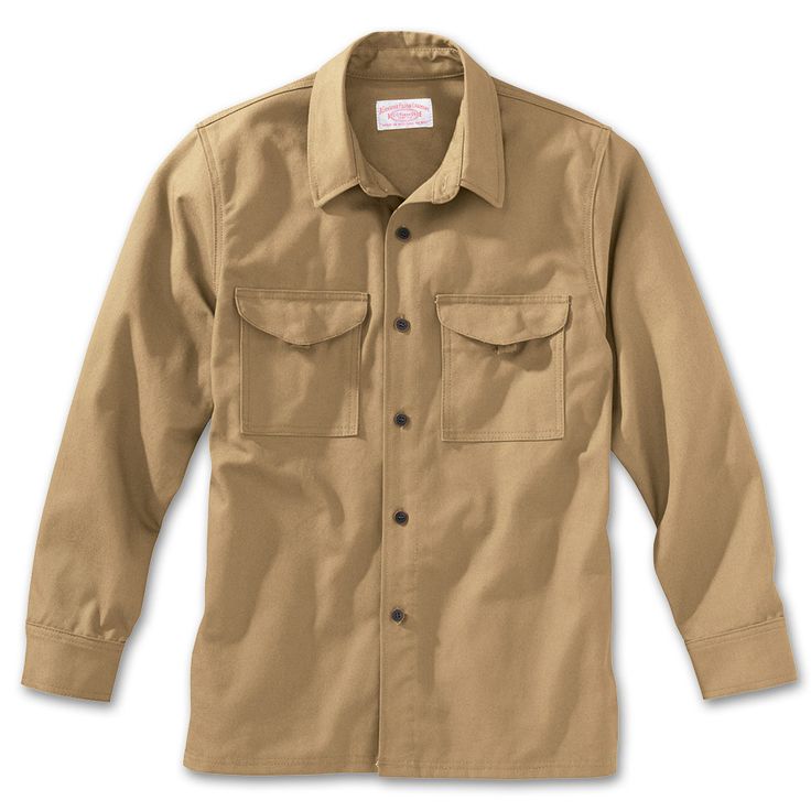 Antique Tin Cloth Jac-Shirt Long | Filson | Shirt jac, Slim fit mens ...