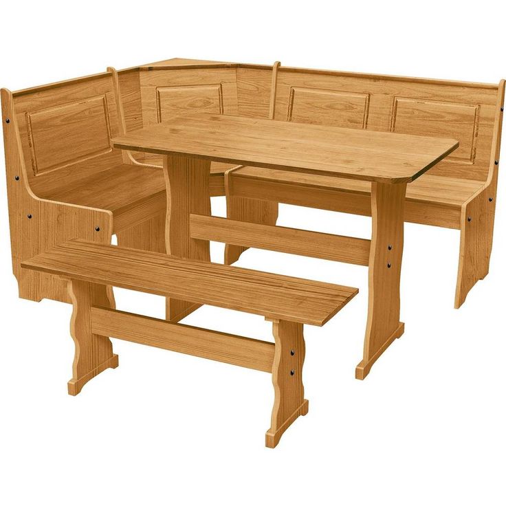 Argos Home Puerto Rico Wood Nook Table 3 Corner Bench Set Dining Sets And Corner Bench Dining Table Nook, Dining Table And Bench Set Argos