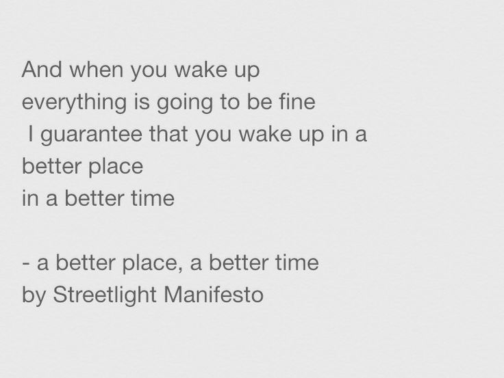 A Better Place A Better Time Lyrics A better place, A better time | Streetlight manifesto, Lyrics, Manifesto