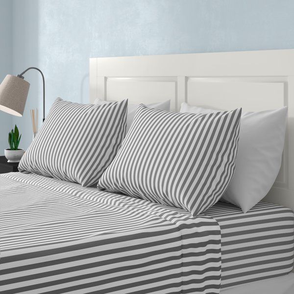Fayetteville Microfiber Quality Classic Stripe Sheet Set In
