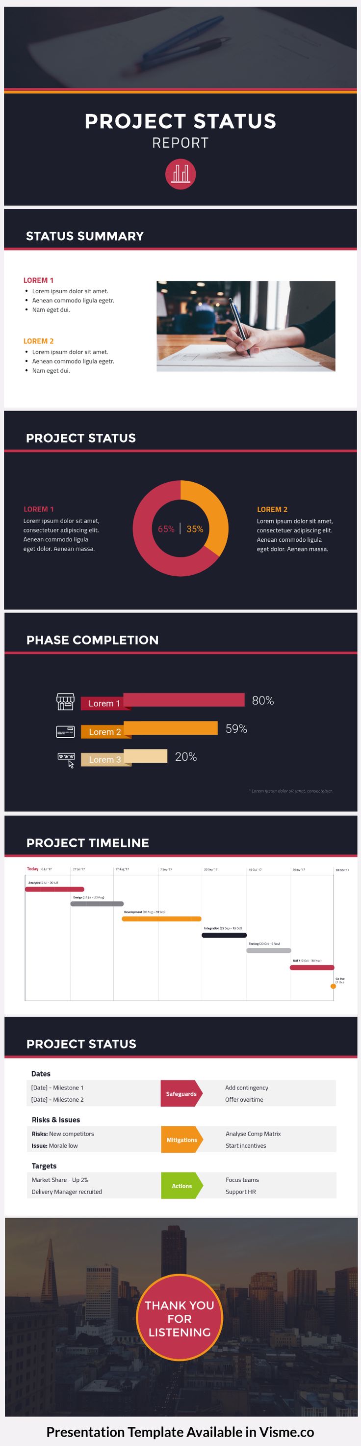 project report presentation