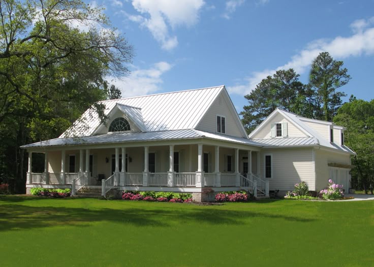 single story home with wrap around porch - Google Search | Porches ... single story home with wrap around porch - Google Search | Porches ...