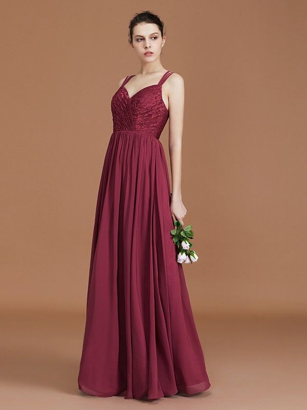 Floor Length Bridesmaid Dresses for Winter