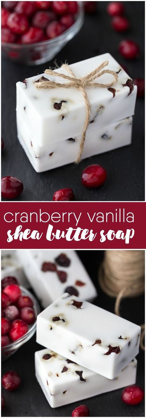 Cranberry Vanilla Shea Butter Soap