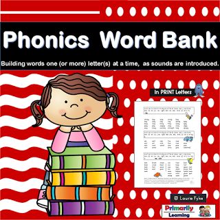 The Best of Teacher Entrepreneurs II: The PHONICS WORD BANK is an amazing resource for programs like Jolly Phonics.