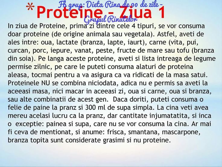 Proteine - ziua 1 Healthy Recipies, Food Receipes, Recipes, Rina Diet, The Cure, Health Fitness, Food And Drink, Lose Weight, Healty