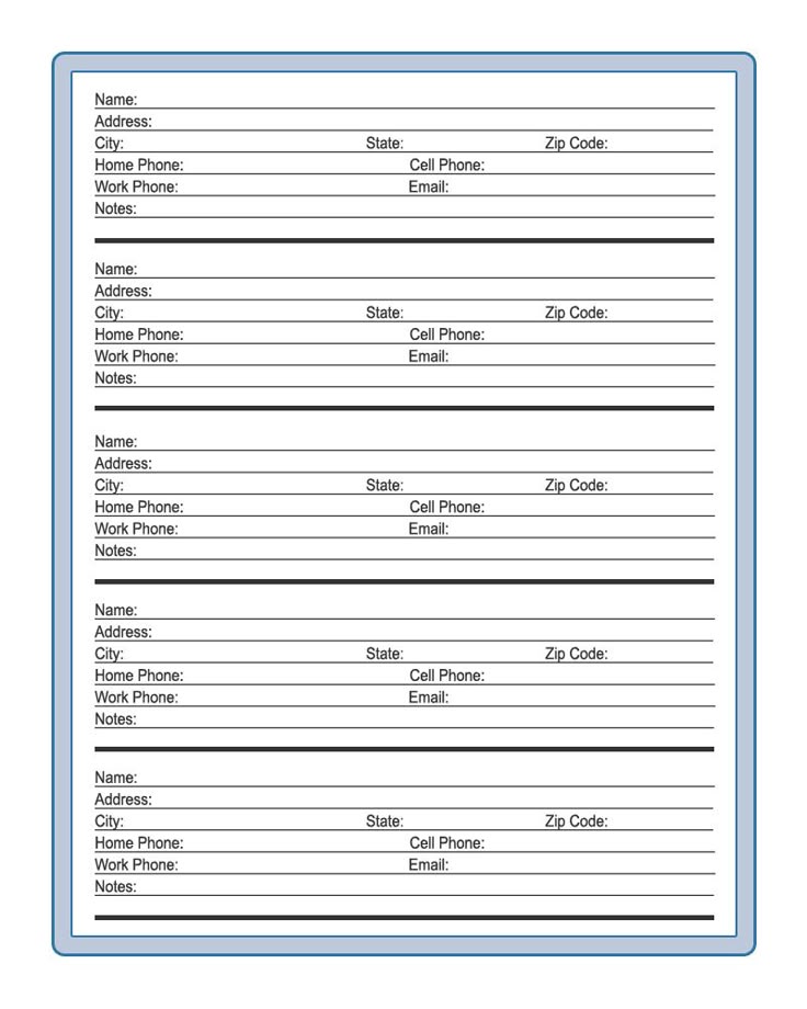 71 best address book images on pinterest good ideas organization printable rolodex cards