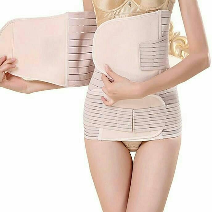 مشد النفاس النسائي ثلاثي Postpartum Belly Band Pregnant Women Postpartum Belly