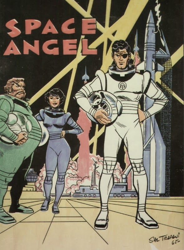 The ALEX TOTH archives: TOTH - SPACE ANGEL, 1962-1963. | Space angels
