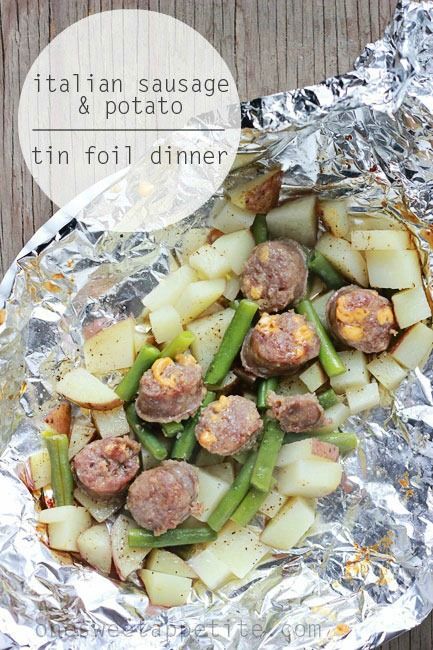 Sliced potatoes on the grill recipes in foil Sliced potatoes on the grill recipes in foil