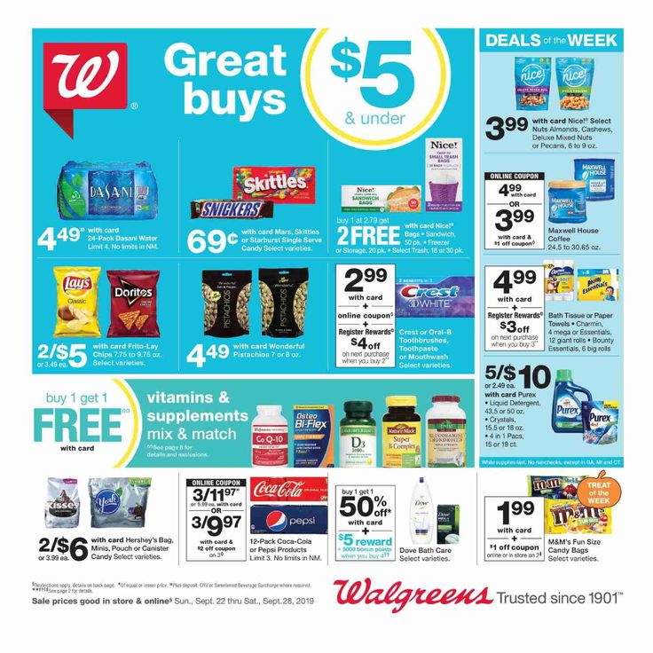 Preview walgreens ad flyer this week september 22 28 2019 explore