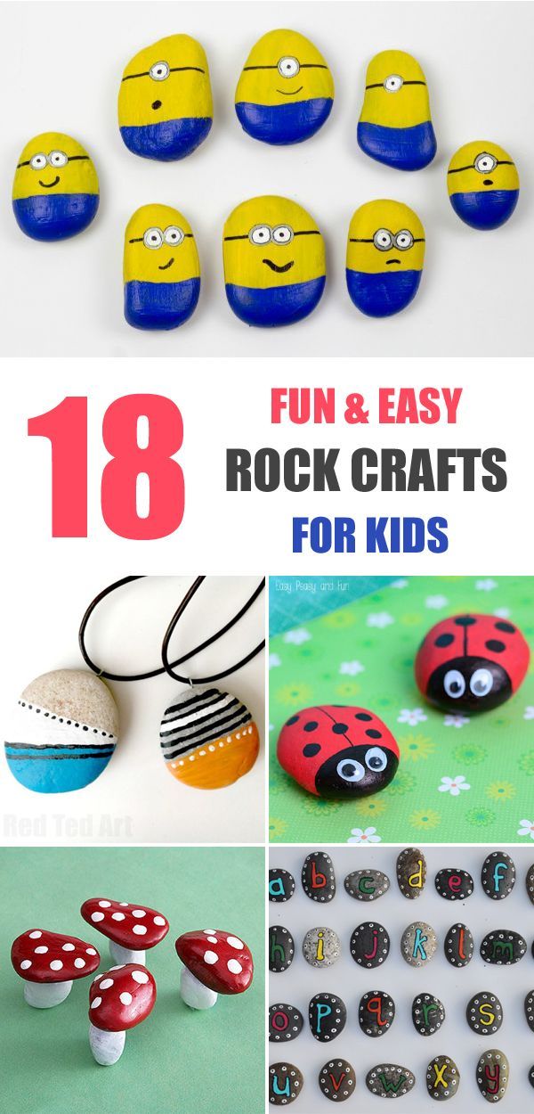 DIY Craft: 18 Fun and Easy Rock Crafts for Kids