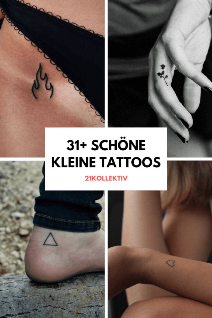 31+ atemberaubende, kleine Tattoos: Inspiration & Ideen ✌