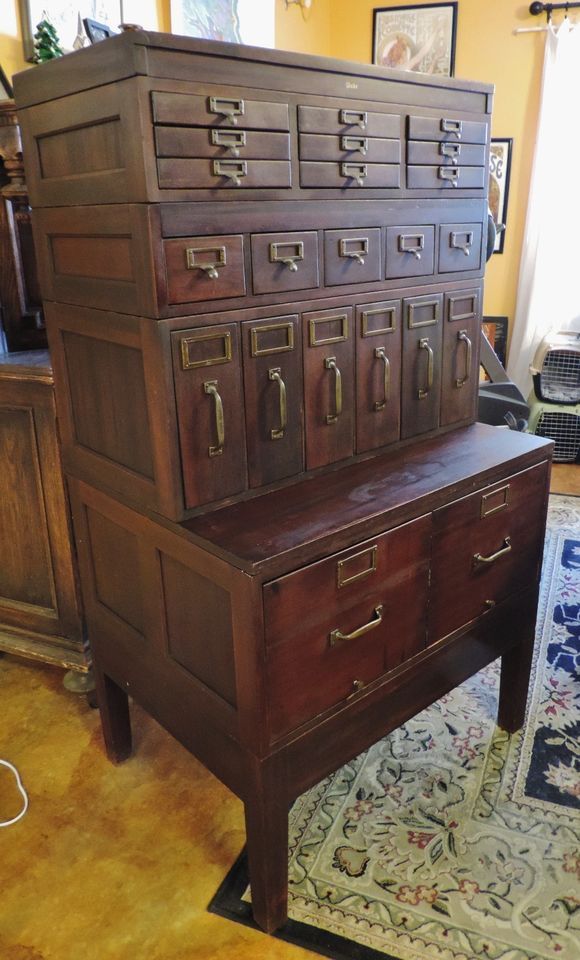 Rare Antique Globe File Cabinet 22 DRawers Letter Legal Document Rare Antique Globe File Cabinet 22 DRawers Letter Legal Document STackable #followitfindit | | LOVE AT FIRST SIGHT | | Furniture, Antiques, Cabinet - Rare Antique Globe File Cabinet 22 DRawers Letter Legal Document