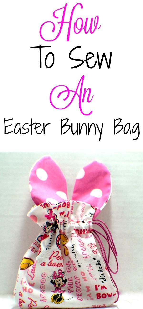 How to sew a drawstring Easter bunny bag. #Easter #easterbunny #Easterbunnybag #… How to sew a drawstring Easter bunny bag. #Easter #easterbunny #Easterbunnybag #…