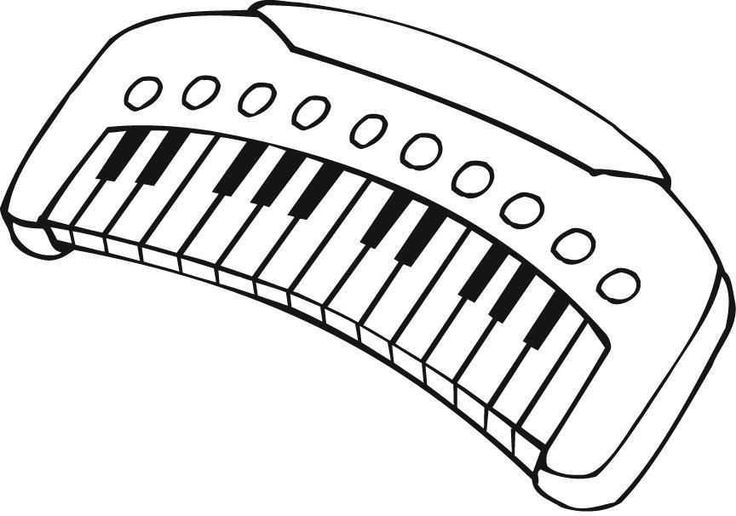 Download Musical Instruments Coloring Pages in 2020 | Coloring ...