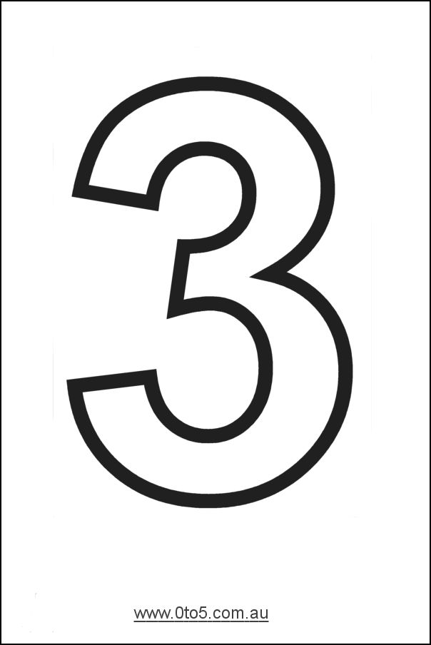 Number 3 Large printable numbers Printable numbers Number Number 3 Large printable numbers Printable numbers Number