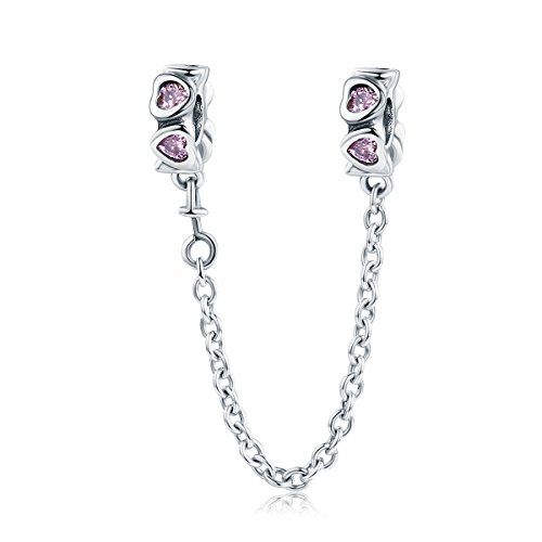 chaine de securite pandora rosee chaine de securite pandora rosee