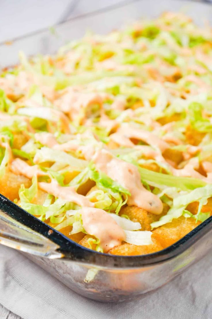 Big Mac Tater Tot Casserole is an easy dinner recipe that Big Mac Tater Tot Casserole is an easy dinner recipe that