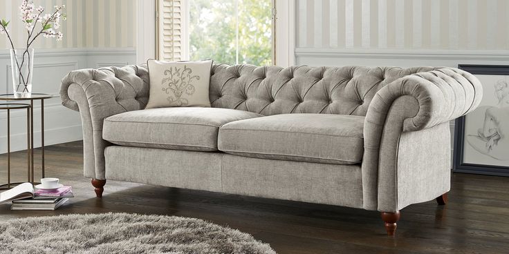 Gosford Oned Um Sofa 3 Seats Antique Velvet Mid Dove Low Turned Döşemelik Aşlar Ev Için Mobilya Gosford Oned Um Sofa 3, How Much Does It Cost To Reupholster A Chesterfield Sofa Uk