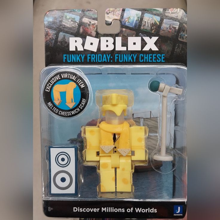 ROBLOX FUNKY FRIDAY FUNKY CHEESE FIGURE Funky Action Figures Roblox roblox-funky-friday-funky-cheese-figure-funky-action-figures-roblox