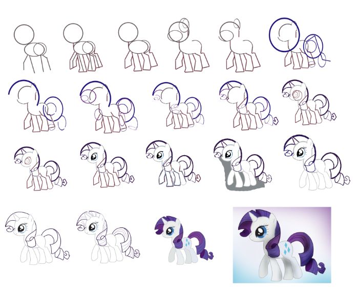 How to draw Rarity by rainbowPudding18 on deviantART | My little ...