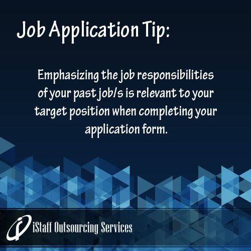 tips for completing application forms